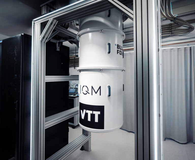 VTT IQM Q50 quantum computer 2 1 768x631